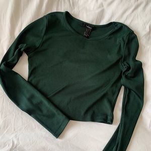 Long Sleeve Crop Top